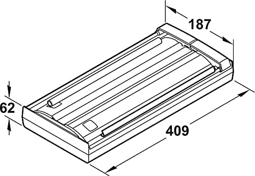 Blum AMBIA-LINE Folienschneider ZC7C0000 für Frischhaltefolien | Folienspender für Küchen Schubkaste