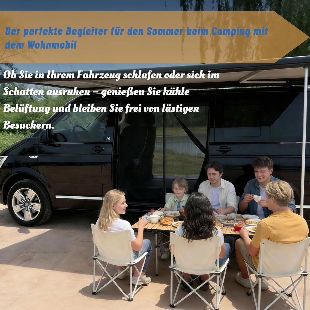 Moskitonetz Auto Kompatibel für VW T5 T6 T6.1 California, Insekten für Seitentür/Hintertür mit mitti
