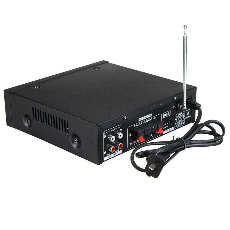 Bluetooth Empfänger 800W Verstärker Auto & Heim Endverstärker HiFi Stereo Audio Amplifier mit MP3/SD