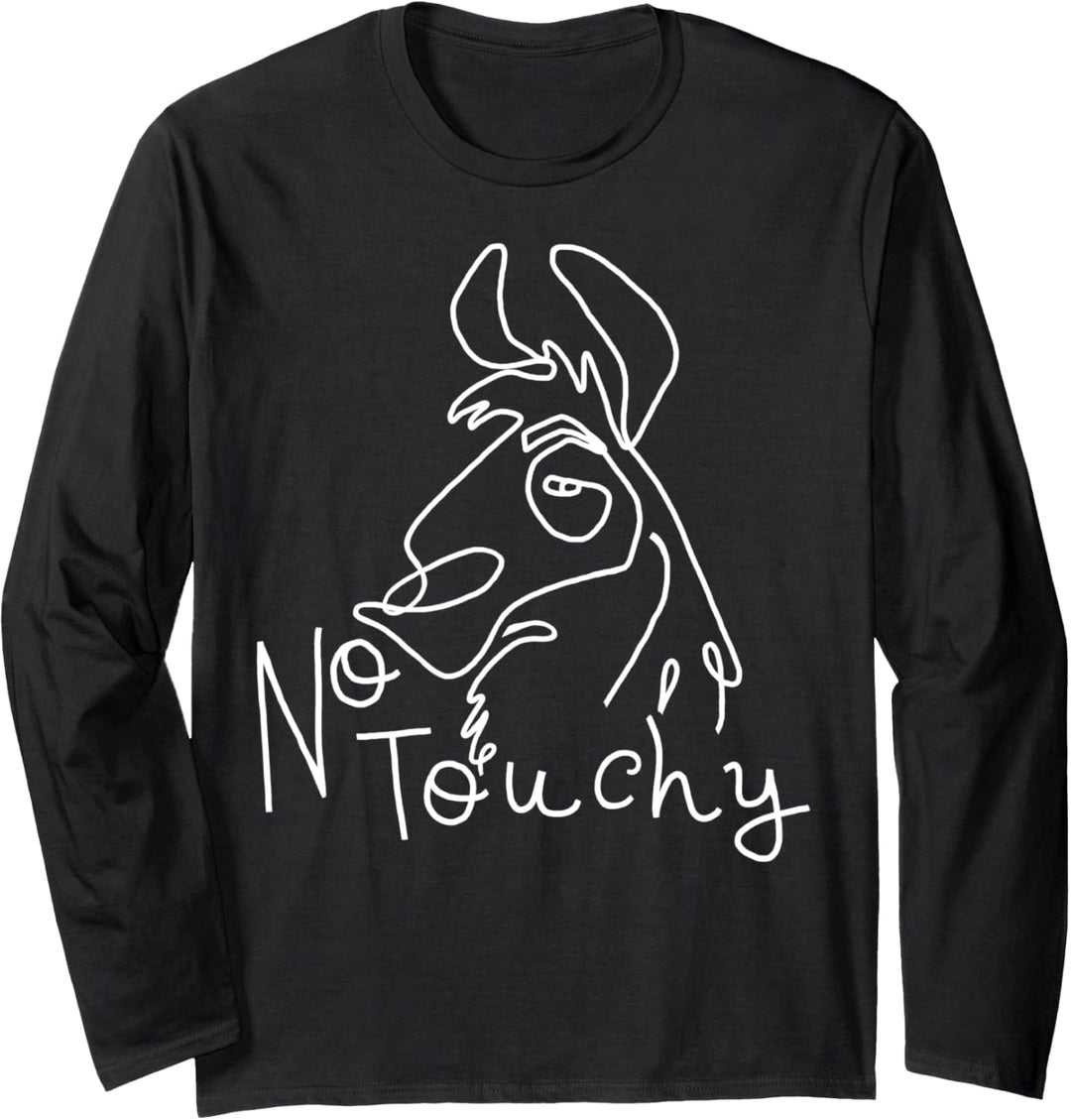 Disney Emperor's New Groove Kuzco The Llama No Touchy Langarmshirt