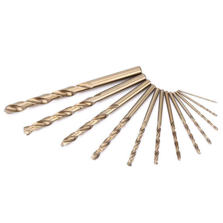 74 Stück Hochgeschwindigkeitsstahl M35 Kobalt-Spiralbohrer Set Spiralbohrer Set Verbrauchsmaterial B