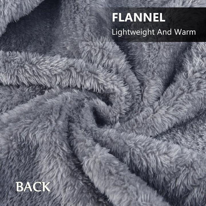 SIVENKE Damen Poncho Fleece Tragbare Decke, Karierte Schossdecke Bequemer Poncho Plüschdecken Überwu