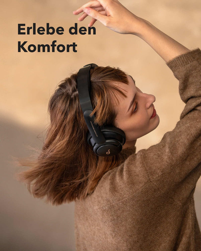 Soundcore by Anker Life Q30 Bluetooth Kopfhörer, Hybrid Active Geräuschisolierung, Individuelle Modi