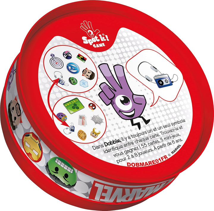Dobble Breizh – Asmodee – Gesellschaftsspiel – Kartenspiel – Schnelligkeit und Beobachtung Marvel Em