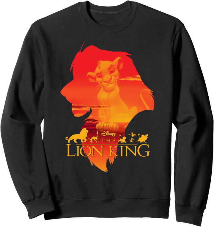 Disney Lion King Simba Silhouette Pride Logo Sweatshirt