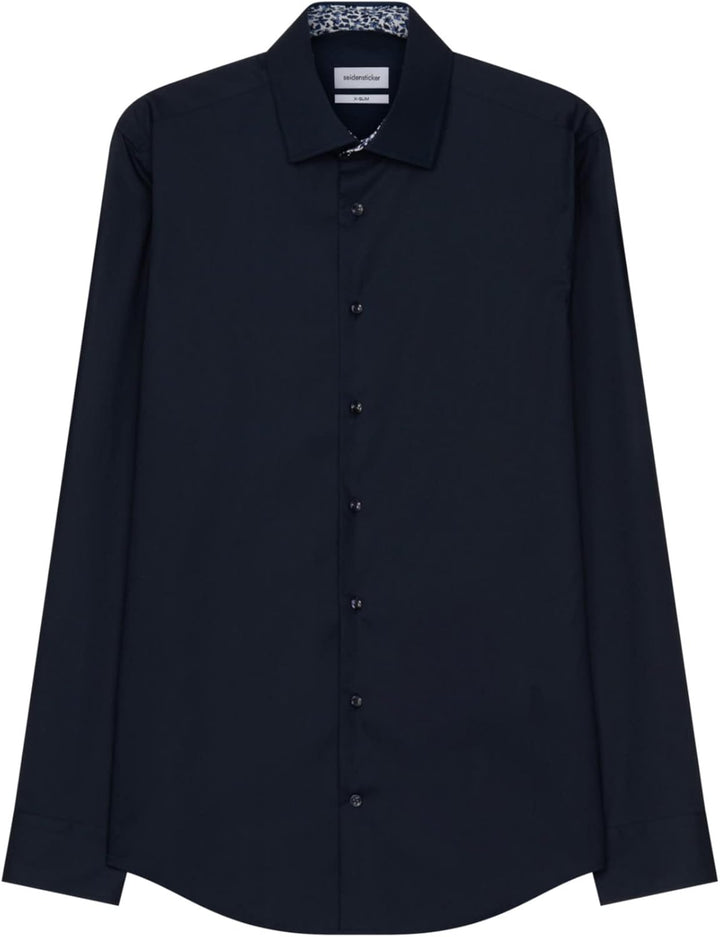 Seidensticker Herren Men X-Slim Longsleeve Hemd 36 Dunkelblau(453480), 36 Dunkelblau(453480)