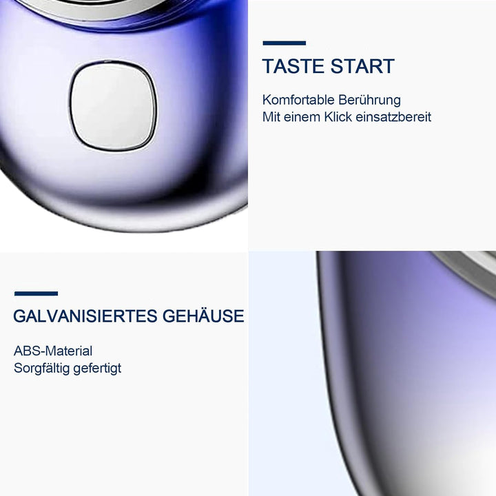 Mini Rasierer, Elektrischer Rasierer Herren, USB wiederaufladbar, Mini Shave Tragbarer Elektrorasier