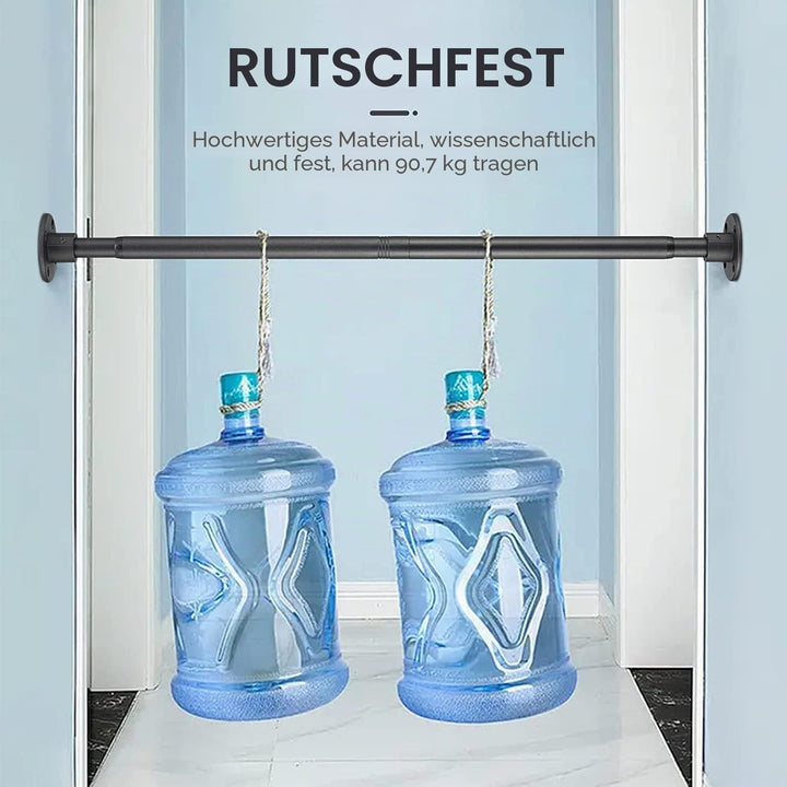 Duschvorhangstange im Eisen Teleskopstange Industrieller Stil, 74-236 cm Spring Duschvorhangstange A