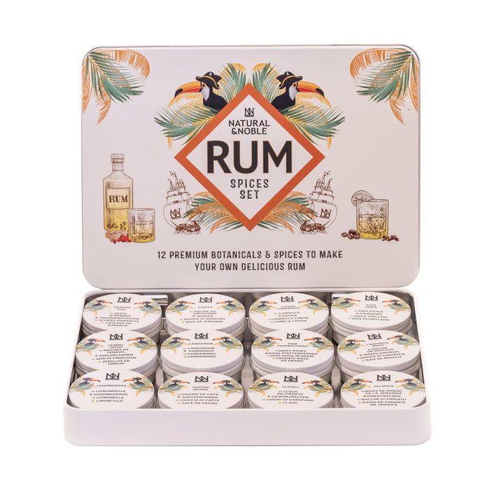 Gewürz-Set für Rum. Bereite deinen eigenen köstlichen Gewürzrum zu