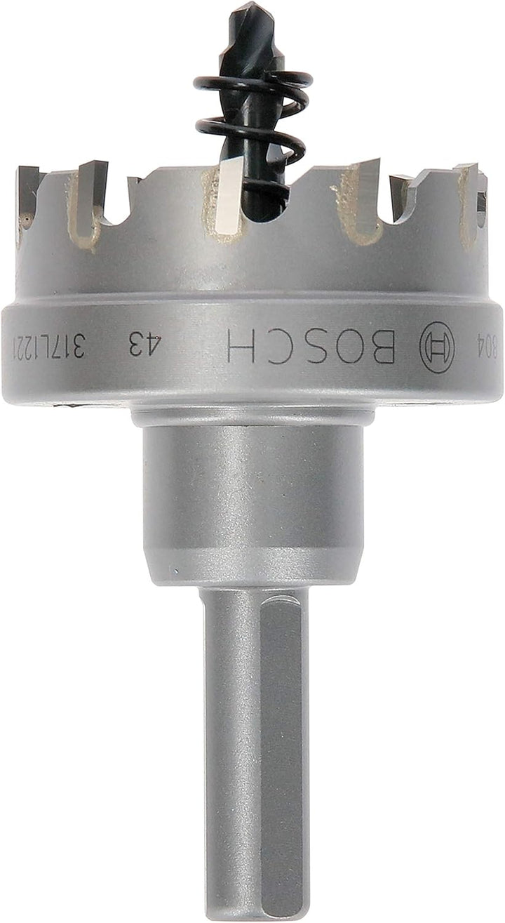 Bosch Accessories Professional Carbide Lochsäge Precision for Sheet Metal (Edelstahl, Ø 43 mm, Zubeh