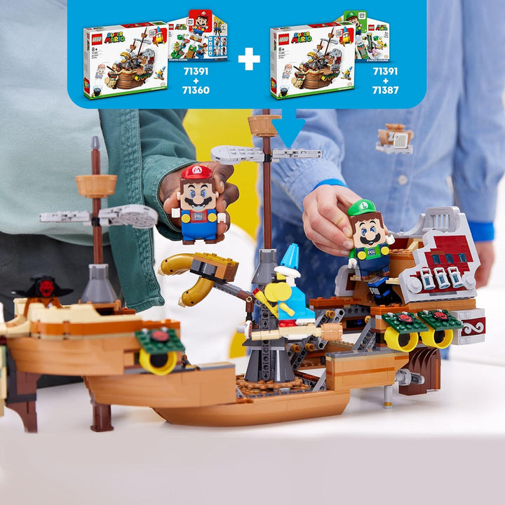 LEGO 71391 Super Mario Bowsers Luftschiff – Erweiterungsset, baubares Kinderspielzeug zum Sammeln, G