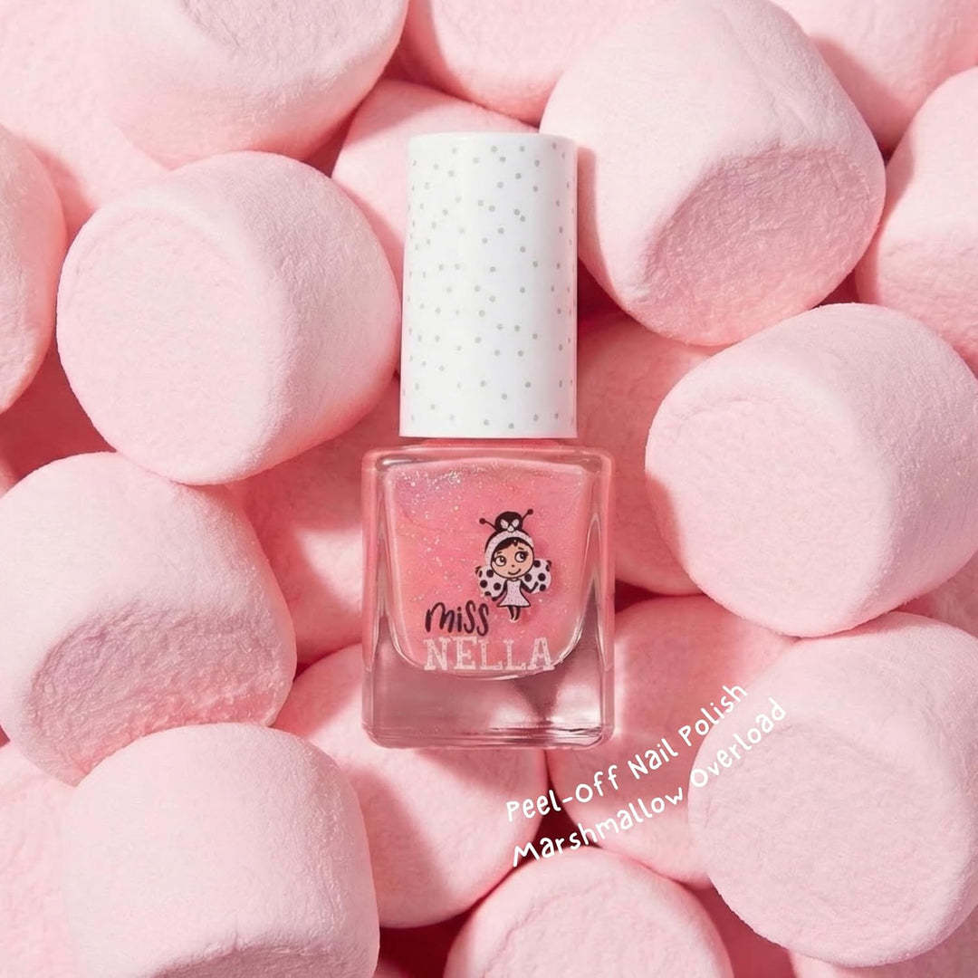 MIss Nella PARTY COLLECTION 3- Nagellackpack mit 3 Abziehbare, geruchsneutrale, wasserbasierte und s