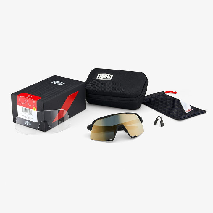 100% Unisex S3 Brille S3 White, HiPER Red Multilayer Mirror Lens (1er Pack) Einheitsgrösse Bianco, E