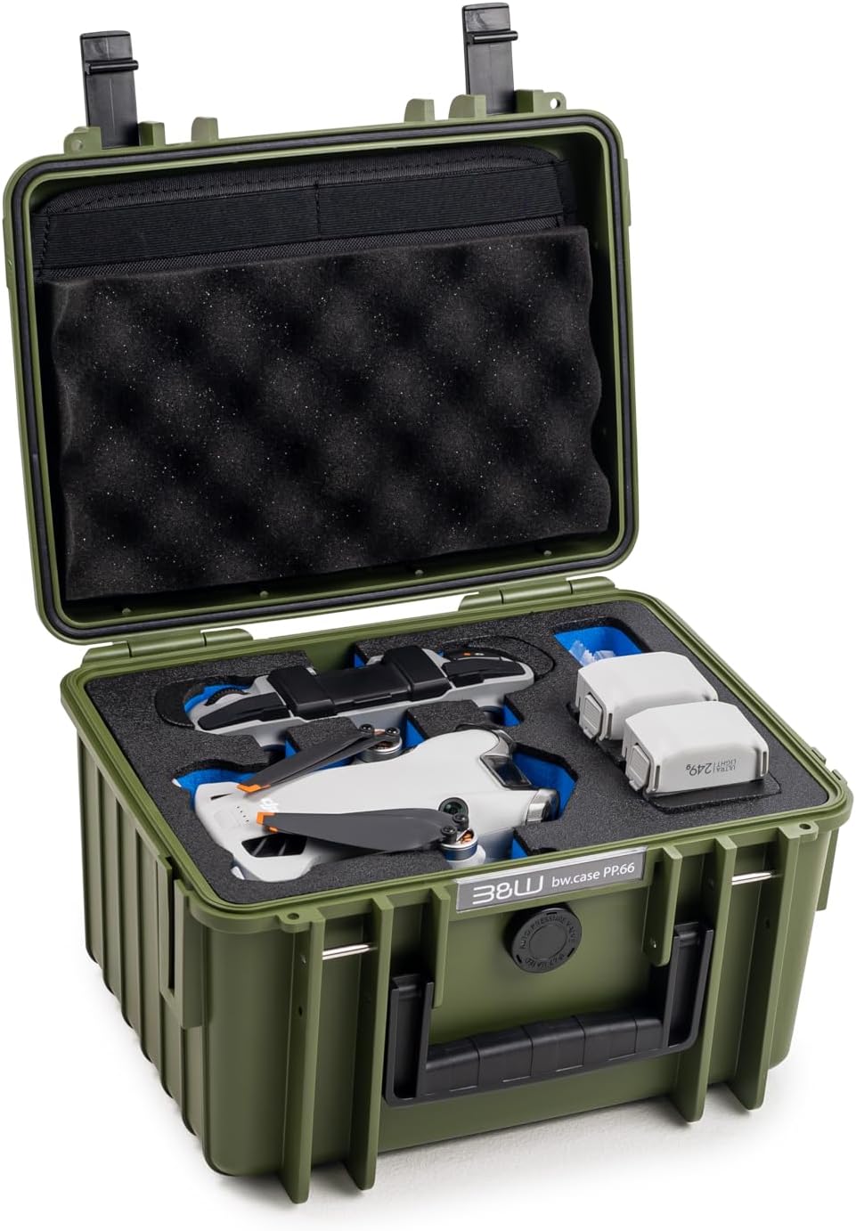 B&W Cases B&W Transportkoffer Outdoor für DJI Mini 4 Pro Drohne und Fly More Combo - Type 2000 - was