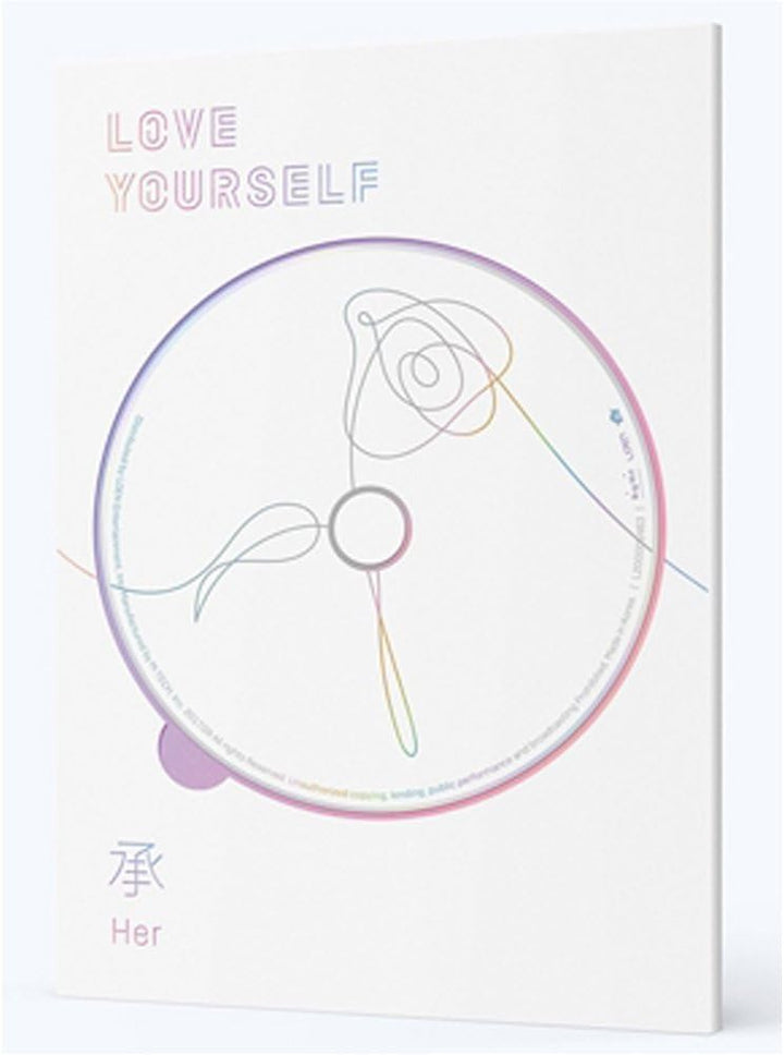BTS Love Yourself Her (L Version) Album Bangtan Boys CD+Poster+Photobook+Photocard+Mini Book+Sticker