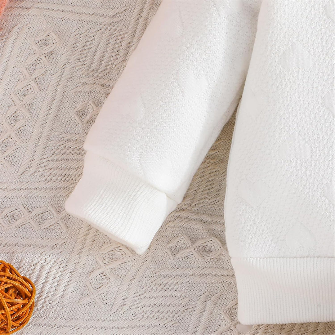 Kleinkind Baby Mädchen Outfits Langarm Sweatshirt Top Hose mit Fliege Kleinkind Herbst Winter Kleidu