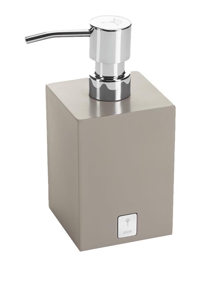 JOOP! Seifenspender BATHLINE grau 7,5x7,5x17 cm
