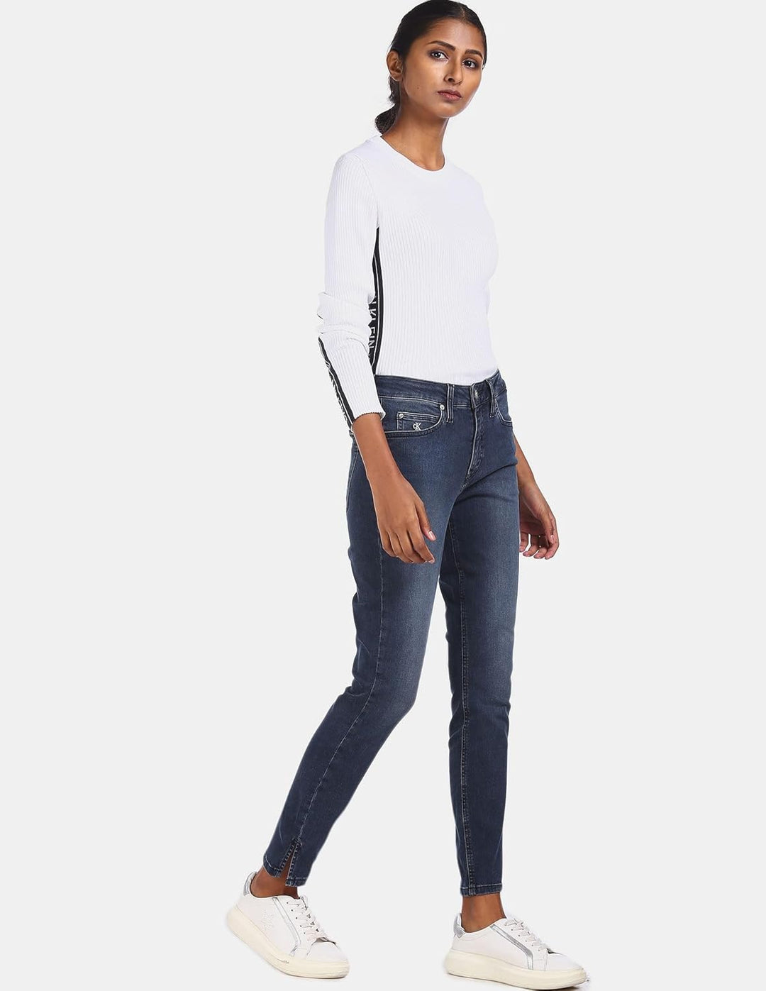 Tommy Hilfiger Damen Hose 30W Short Blue Black Rivet, 30W Short Blue Black Rivet
