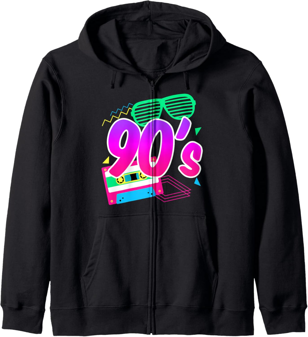 90er Jahre Outfit 90s Party Kostüm 90's Kleidung Kapuzenjacke