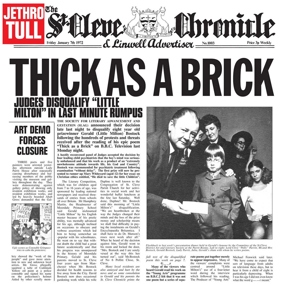 Thick As a Brick, Vinyl