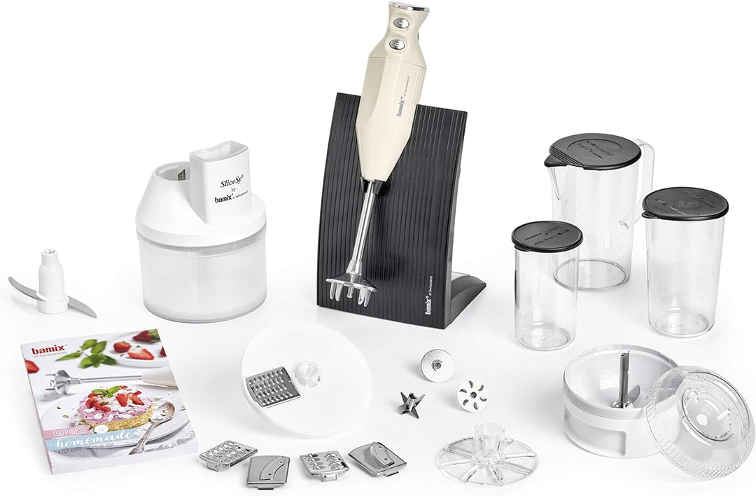 Bamix MX105903 Backset mit Mixer, cremefarben
