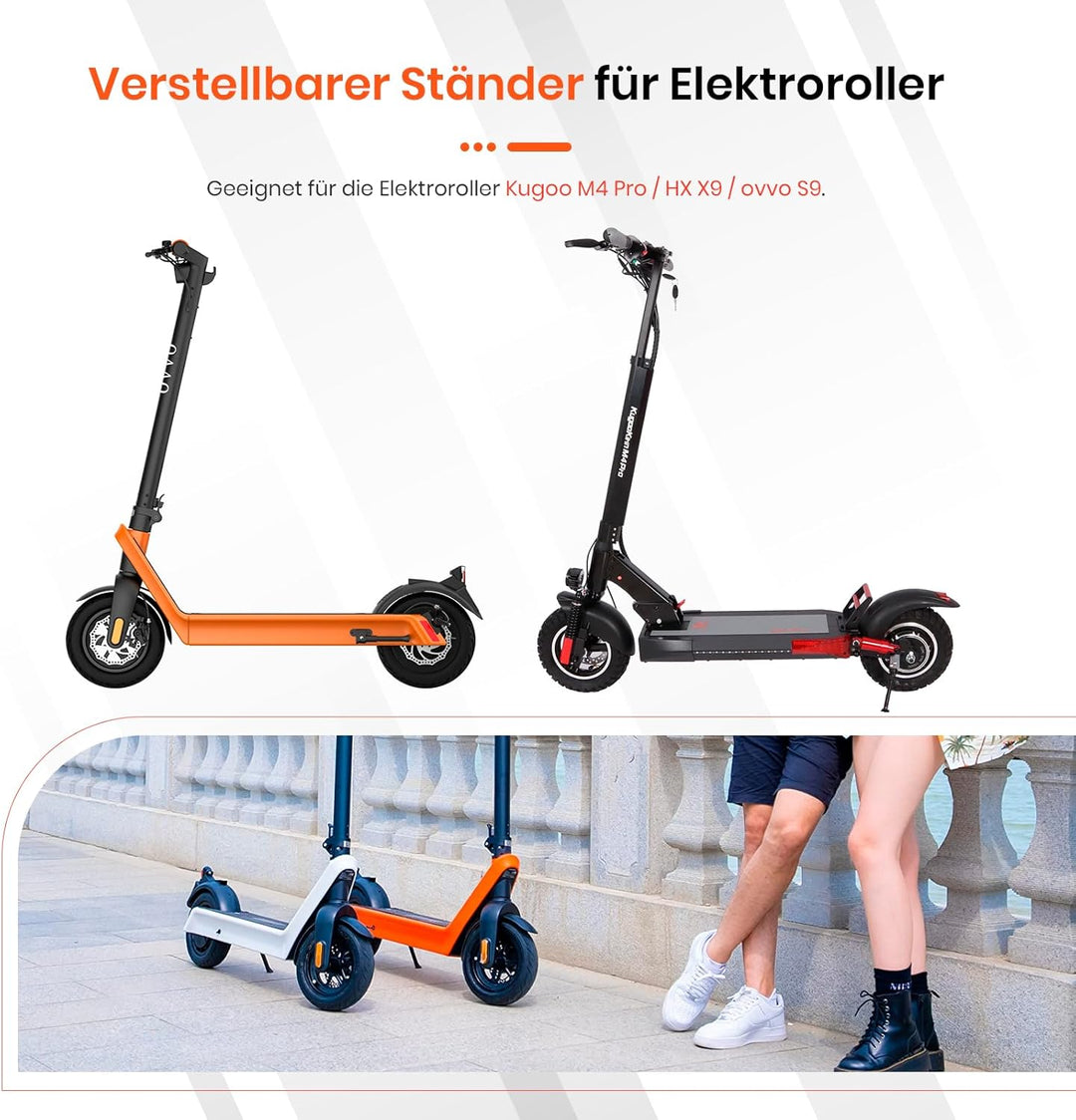 E Scooter Ständer für Zero 10X Kaabo Wolf Warrior X Mantis 10 und Andere Scooter mit der Gleichen In