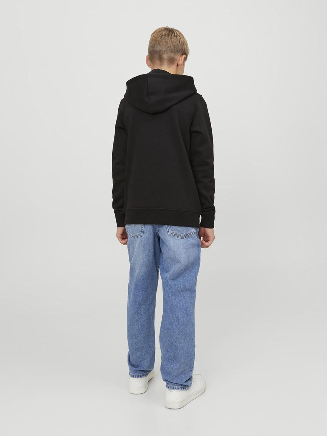 JACK & JONES Boy Kapuzenpullover Logo Kapuzenpullover Junior 140 Schwarz, 140 Schwarz
