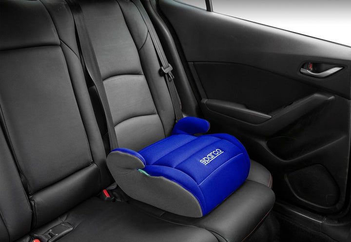 Sparco Baby Booster 125—150 I-SIZE R129 Autoaufsatz für Kinder, Blau/Grau Blau und Grau, Blau und Gr