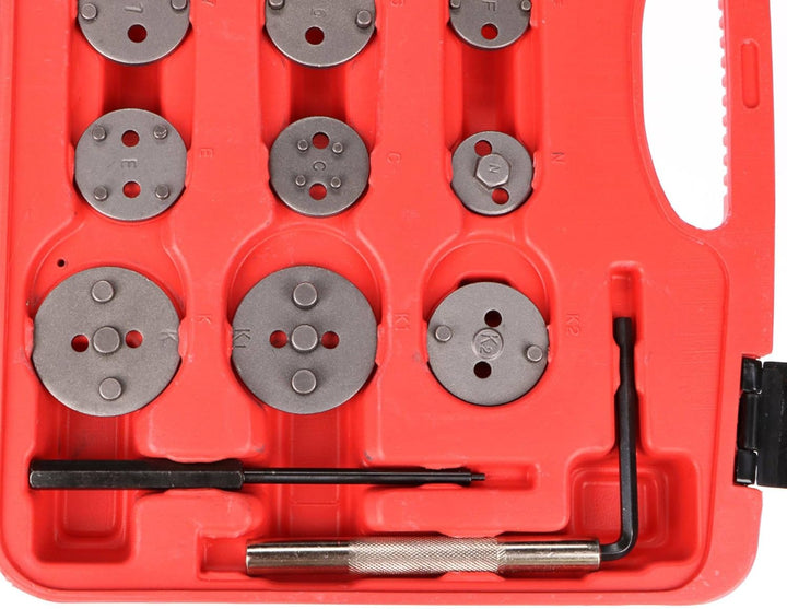 SIXTOL Brake Set 35 Bremskolbenrücksteller Set | 35tlg | Kunststoffkoffer | Rückstellwerkzeug zum de