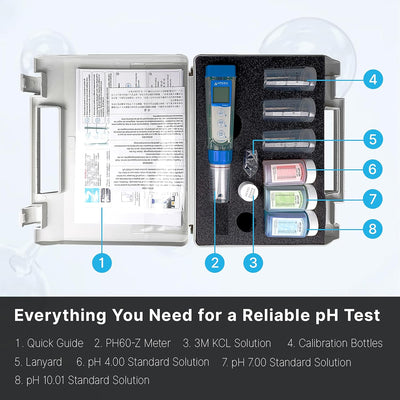 Apera Instruments PH60-Z Smart PH Messgerät (unterstützt durch die ZenTest Mobile App), AI3711