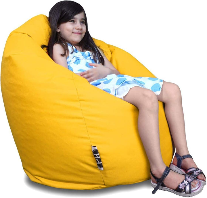 PATCH HOME Sitzsack Tropfenform - 3 Grössen - 25 Farben XXL - Höhe 115cm, Durchmesser 95cm Pink