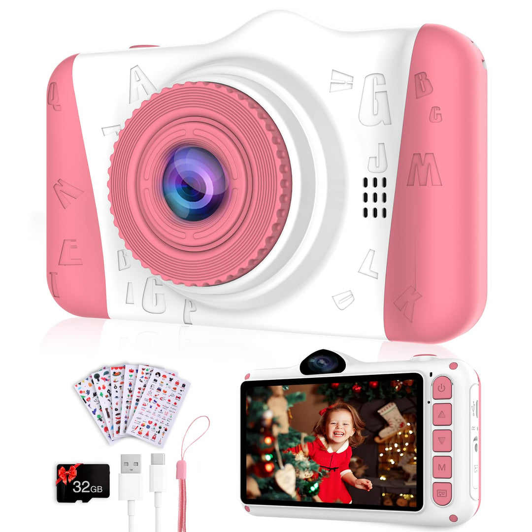 Kinderkamera,3.5”Digitalkamera Kinder,Geschenke für 3 4 5 6 8 7 9 10 11 Jahre Jungen und mädchen, 10