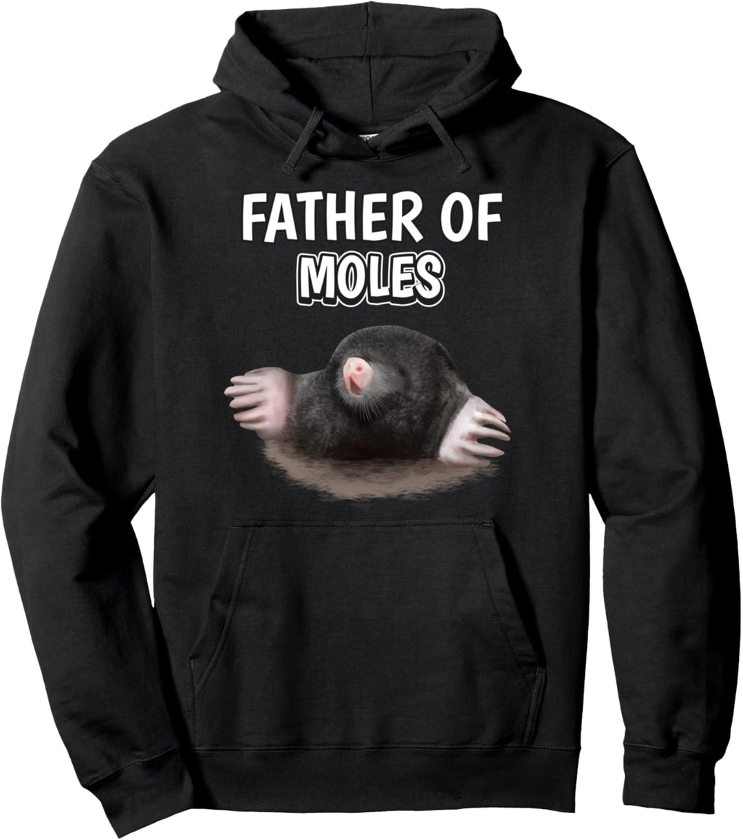 Herren Jungen Father Of Moles Papa Vatertag Maulwurf Pullover Hoodie