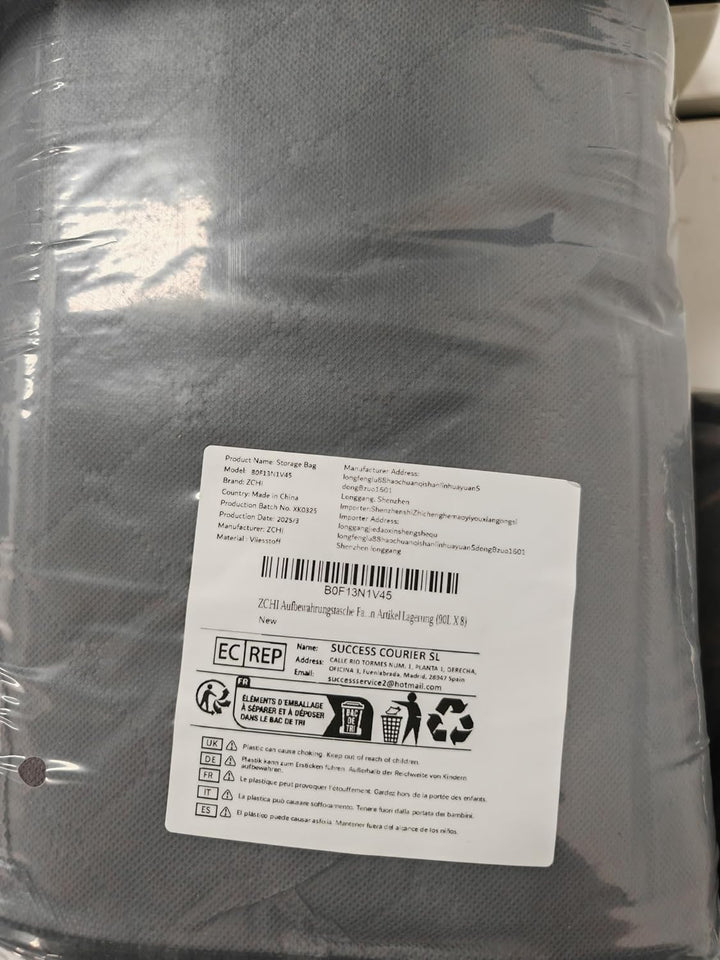 ZCHI Aufbewahrungstasche Faltbare Aufbewahrungsboxen, Grosse langlebige für Bettwäsche, Kleidung, De
