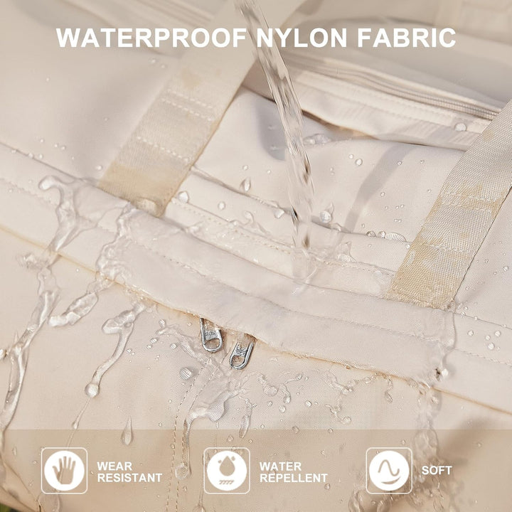 Sport Duffel Bag Damen, Sporttasche mit Schuhfach & Nassfach Duffel Bags wasserdichte Übernachtungst