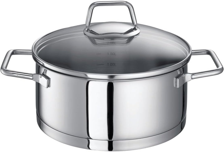 Schulte-Ufer 64006-20 Fleischtopf Wega, 20 cm, Edelstahl 20 cm Durchmesser, 20 cm Durchmesser