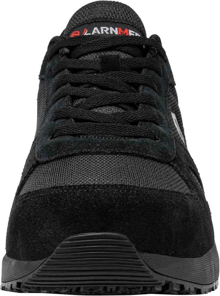 LARNMERN PRO Sicherheitsschuhe Herren Arbeitsschuhe mit Stahlkappe Leicht SRC rutschfest Sportlich S