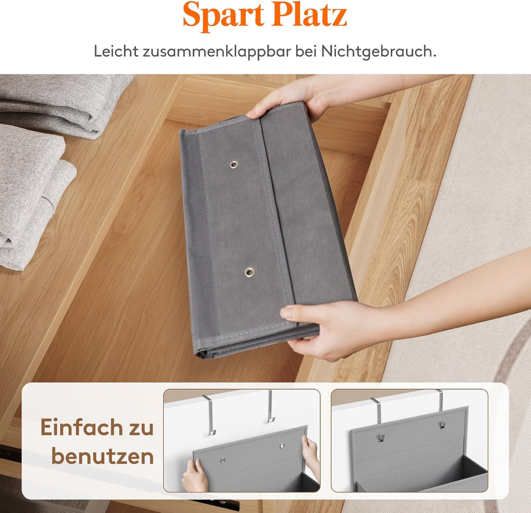 Lifewit 5 Taschen Hängeaufbewahrung, Tür Organizer, Hängeregal Lagerung für Bad, Schlafzimmer, Schla