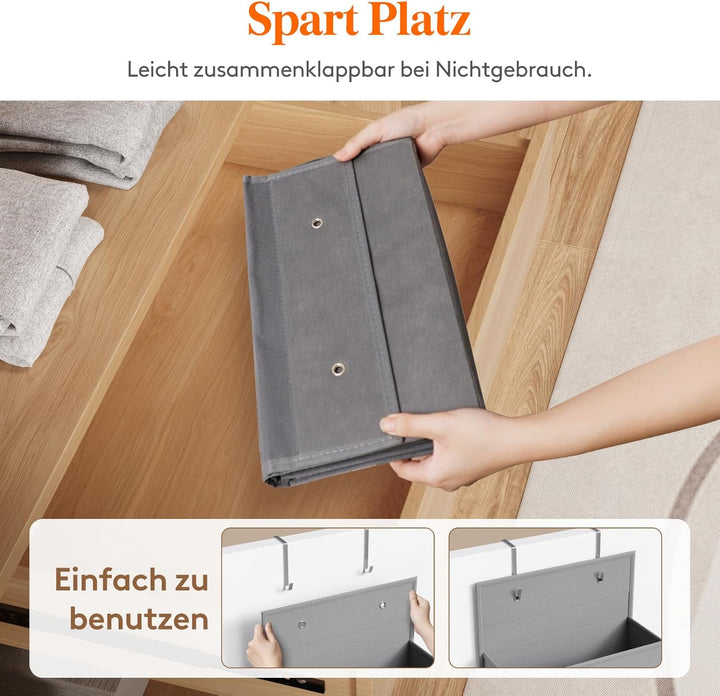Lifewit 5 Taschen Hängeaufbewahrung, Tür Organizer, Hängeregal Lagerung für Bad, Schlafzimmer, Schla