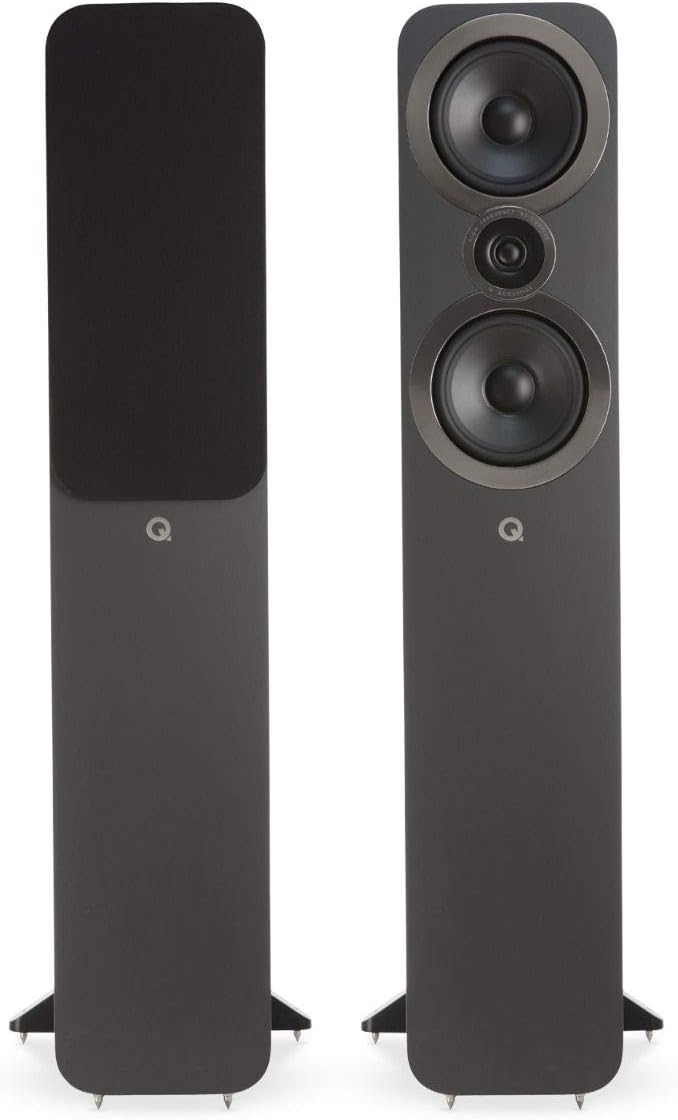 Q Acoustics 3050i Standlautsprecher QA3550 in Grafite Grau/Paar