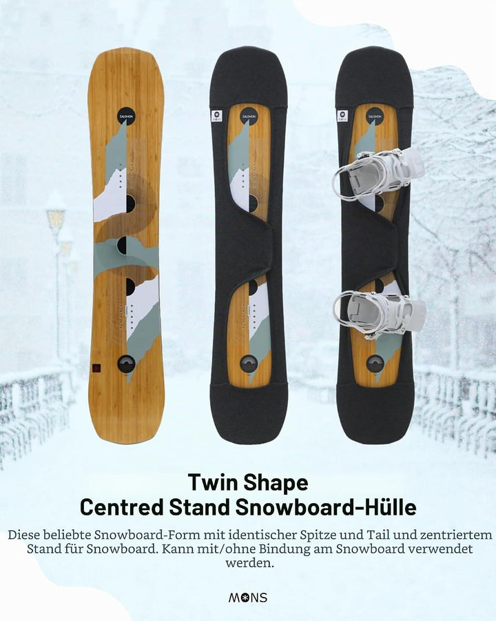 MONS Snowboard-Schutzhülle mit offener Bindung, M