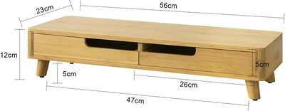 SoBuy BBF06-N Design Monitorerhöhung Monitorständer Bildschirmständer Notebookständer Schreibtischau