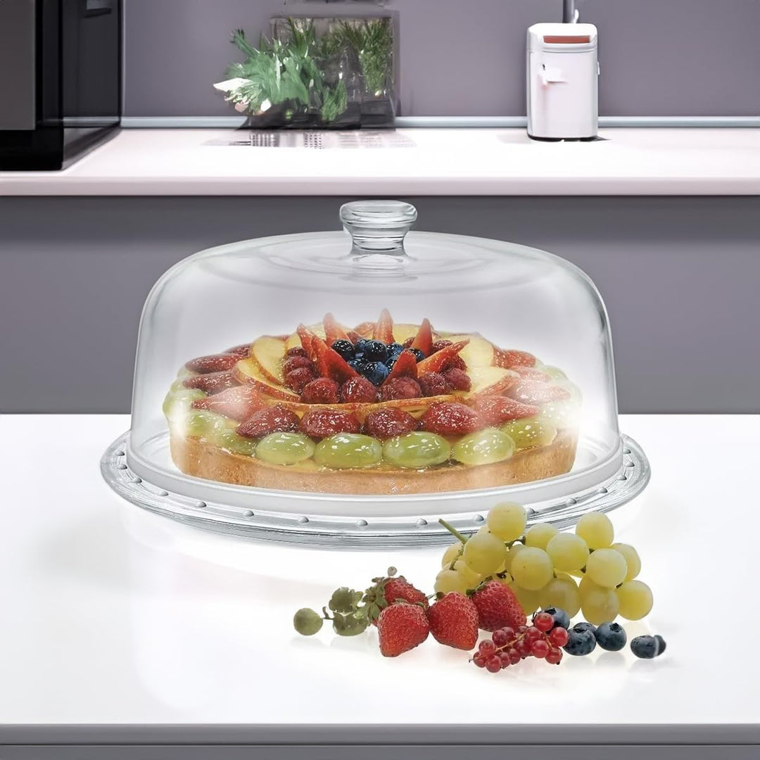 Gericht Torte Glas Mit Deckel Kuchenform Palladio Cm 31 Für Lebensmittel Waschbar In Spülmaschine Gl