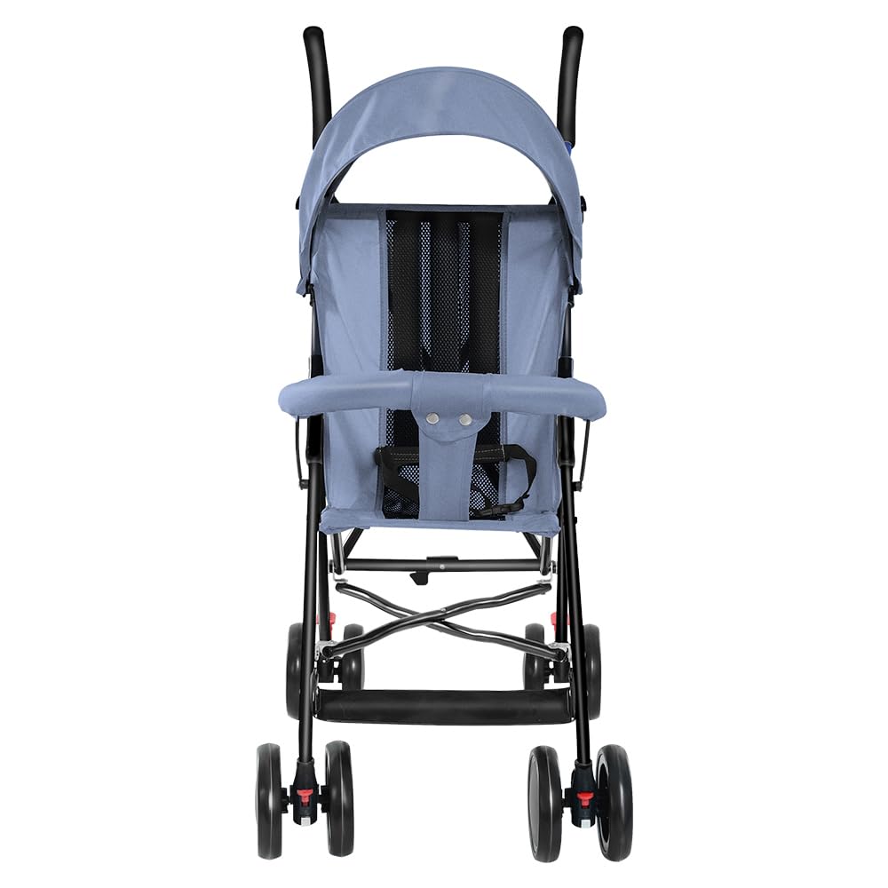 Kinderwagen, faltbar, für Babys von 0 – 4 Jahren, verstellbare Sonnenblende, stossfeste Räder, Kapaz