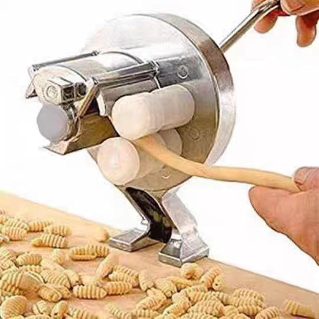 Nudelmaschine Manuell, Pasta Maker, Pastamaschine für Heimische Küche Restaurant, mit Handkurbel und