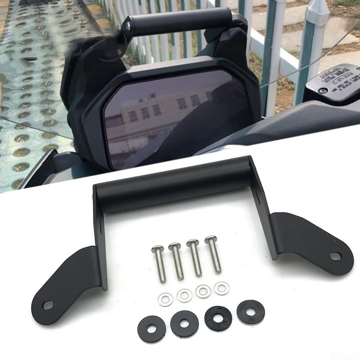 SPORTARC Motorrad GPS Navigation Pad Mount Kit für BMW C400GT 2019-2021, Schwarz, Aluminium, Wassera