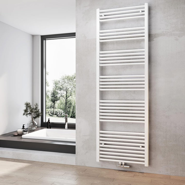 Heilmetz® Badheizkörper Weiss Handtuchtrockner Heizung 1800 x 600 mm Bad Heizkörper Handtuchheizkörp