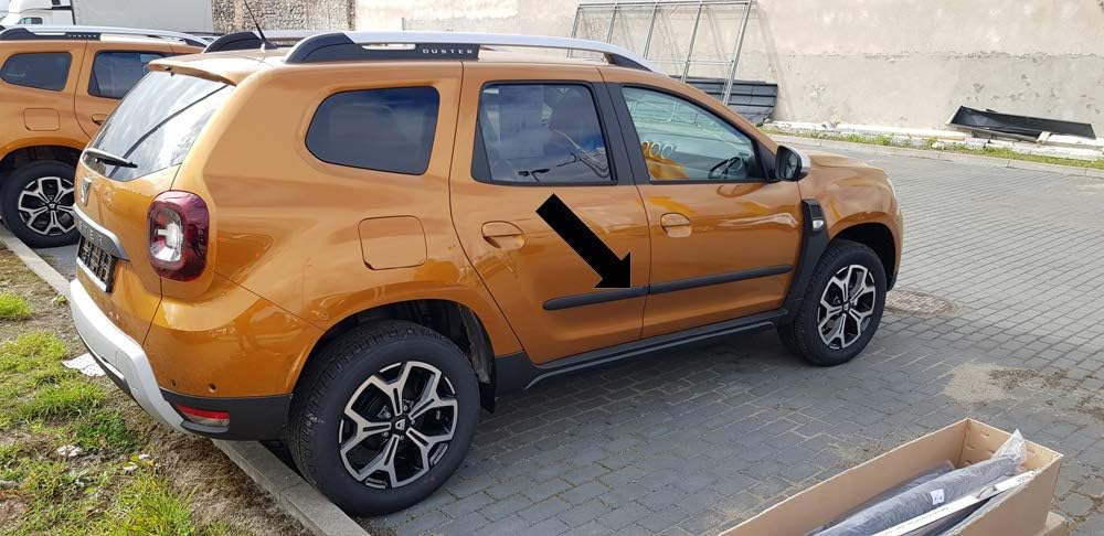 Spangenberg Seitenschutzleisten schwarz passend für Dacia Duster II SUV 2. Generation ab Baujahr 10.