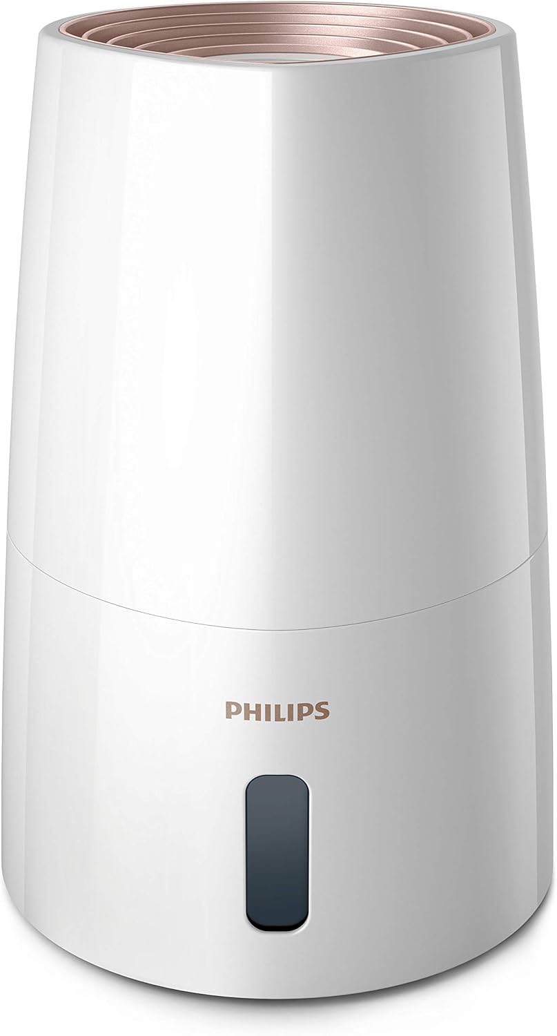 Philips Luftbefeuchter 3000 Serie HU3918/10, schwarz & Series 3000 Luftbefeuchter für Räume bis 45 m