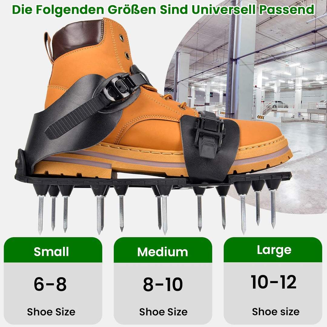 Nagelschuhe Rasenlüfter Schuhe Für Rasen Aerifizierer - Rasenbelüfter Vertikutierer Für Belüften Lüf